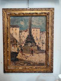 Dipinto olio su tela A.Catalani