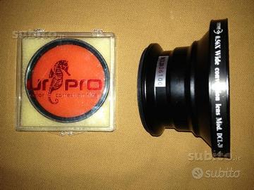 Grandangolo modello dlc 20 e filtro rosso