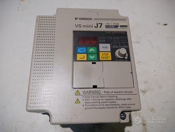 Omron VS mini J7 inverter motore 1.1Kw