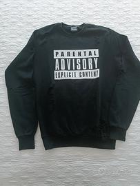 Felpa effetto stropicciato 