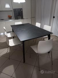 sei sedie cucina ikea bianche