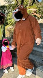 Vestiti carnevale Masha e Orso