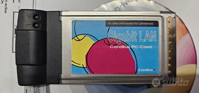 Scheda Rete cardbus Gigabit per Notebook