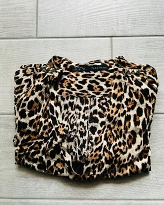 Camicia Zara Basic – Stampa Leopardata