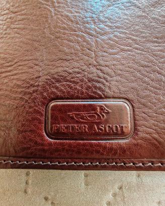 portafoglio da uomo Peter Ascot in pelle 