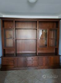 Parete Attrezzata/Arte Povera/ Legno Massello