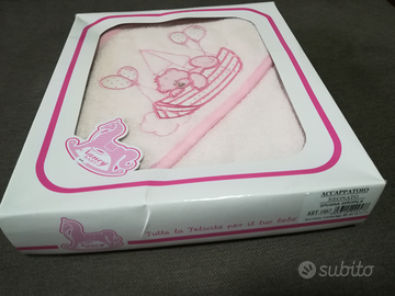 Accappatoio neonato nuovo