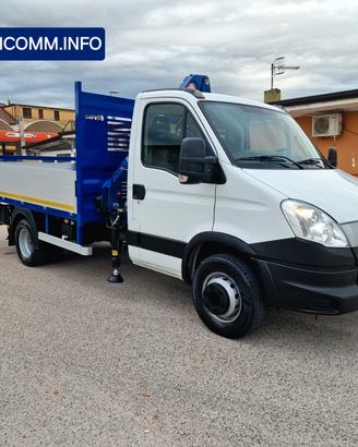 Iveco Daily 60c15 con gru Nuova e cassone fisso NU