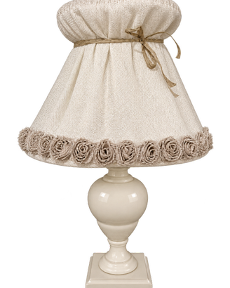 Coppia di lumetti e lume da stile shabby chic