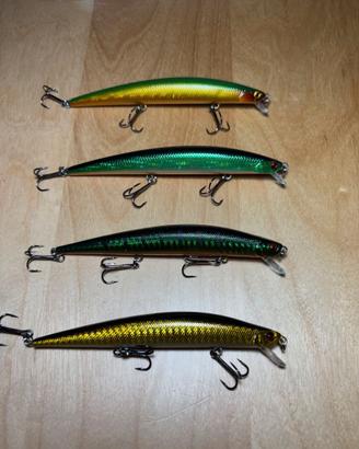 4 Jerk per Lago e Fiume Minnow artificiali