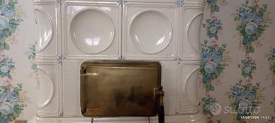 STUFA A LEGNA KACHELOFEN DE BIASI CON RIVESTIMENTO