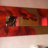 Quadro con. specchio moderno