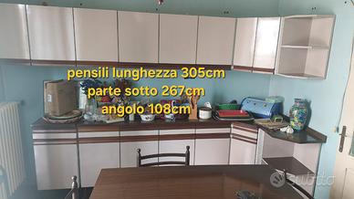 Cucina componibile grande DEL TONGO anni '80