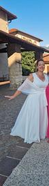 Abito da sposa curvy 54/56 linea A