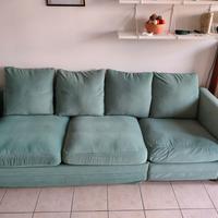 Divano letto 3 posti Gronlid ikea colore verde