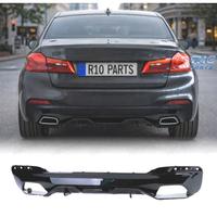 DIFFUSORE BMW G30 G31 LOOK M-PERFORMANCE NERO LUCI
