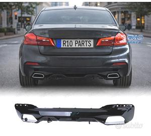 DIFFUSORE BMW G30 G31 LOOK M-PERFORMANCE NERO LUCI