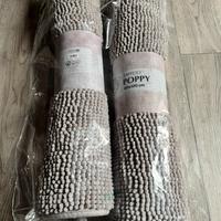 Tappeto bagno “Poppy” set due pezzi nuovo