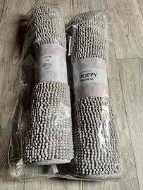 Tappeto bagno “Poppy” set due pezzi nuovo