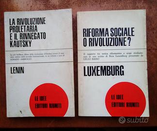 RIFORMA SOCIALE-LUXEMBURG- LA RIVOLUZIONE..-LENIN