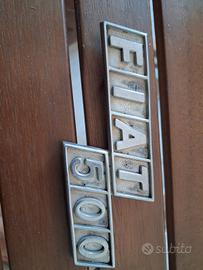 Scritta Fiat 500 epoca logo