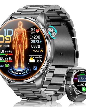 SmartWatch 1.53 Android Ios ECG+HRV+AI GPT