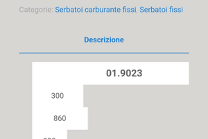 Serbatoio nautico per barca da diporto