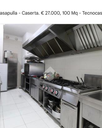 cucina modulare ristorante completa come in foto 