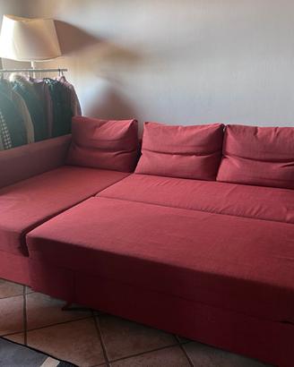 Divano letto Ikea arancione