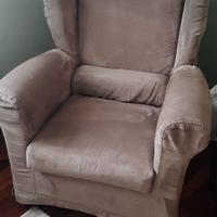 Poltrona in microfibra sfoderabile 