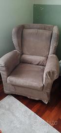 Poltrona in microfibra sfoderabile 