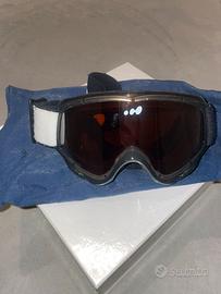 Maschera sci/snowboard lente arancione
