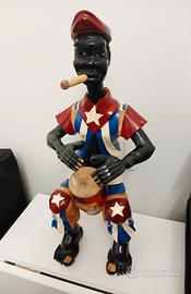 CONGUERO CUBANO IN LEGNO