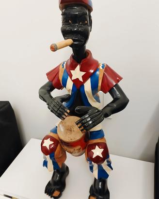 CONGUERO CUBANO IN LEGNO