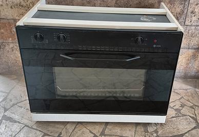 forno a gas da incasso con mobile e piedini regola