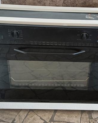 forno a gas da incasso con mobile e piedini regola