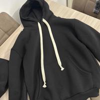 Tuta nera unisex con lacci