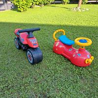 Moto e coccinella a spinta