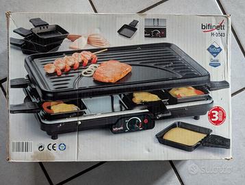 Raclette Grill piastra elettrica Bifinett H-3043
