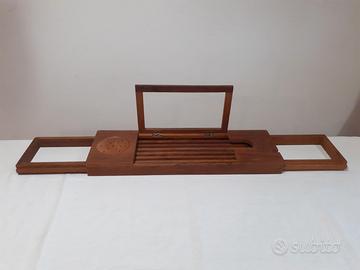 Ponte porta tablet libro specchio vasca da bagno