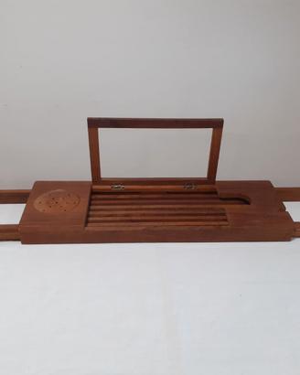 Ponte porta tablet libro specchio vasca da bagno