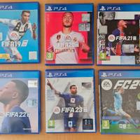 CD di FIFA19, 20, 21, 22 e 23, inoltre FC24