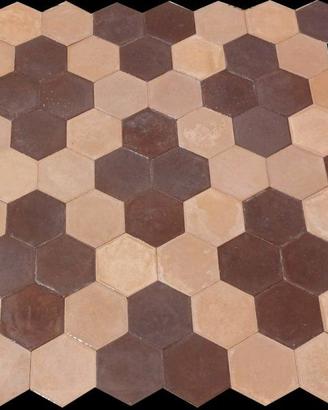 Lotti di cementine esagonali d'epoca
