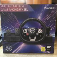 MULTI-PLATFORM GAME RACING WHEEL