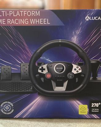 MULTI-PLATFORM GAME RACING WHEEL