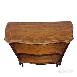 Libreria Antica Stile Chippendale in Legno di Noce