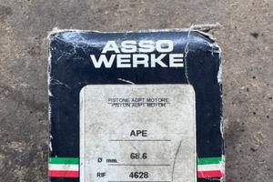 Pistone asso werke 68.6 piaggio ape