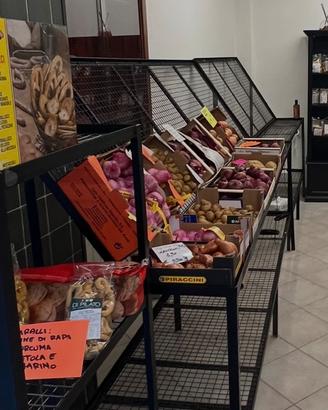 Strutture per frutta e verdura 6scaffali