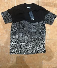 T-shirt Dior nera e bianca