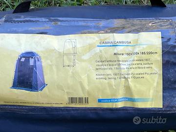 Tenda Cabina/cucinotto multiuso
